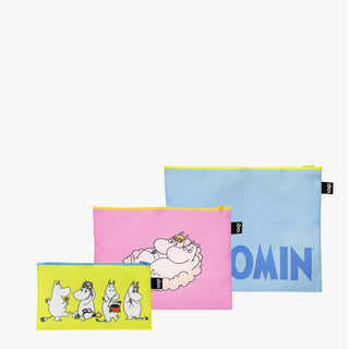 Pochettes zippées recyclées MOOMIN Together