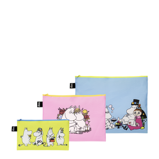 MOOMIN Family Recycled Zip Pockets