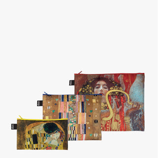 GUSTAV KLIMT Poches zippées recyclées