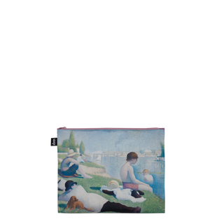 IMPRESSIONISM Seurat, Monet, Van Gogh Recycled Zip Pockets