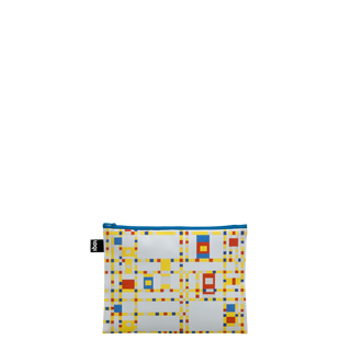 PIET MONDRIAN Composition, Boogie Woogie, New York City 3 Recycled Zip Pockets