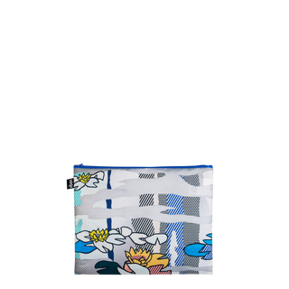 ROY LICHTENSTEIN Seerosenteich, Spiegelungen auf Mädchen, Explosion recycelte Reißverschlusstaschen