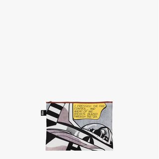 ROY LICHTENSTEIN Whaam ! Pochettes zippées recyclées