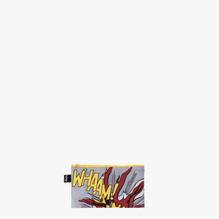 ROY LICHTENSTEIN Whaam ! Pochettes zippées recyclées