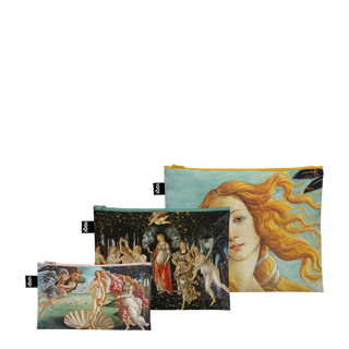 SANDRO BOTTICELLI Portrait of Venus, Spring, Birth of Venus Recycled Zip Pockets
