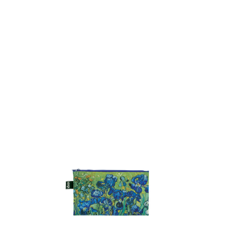 VINCENT VAN GOGH The Starry Night, Green Wheat Fields, Irises Recycled Zip Pockets