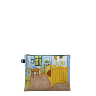 VINCENT VAN GOGH The Bedroom, Sunflowers, Almond Blossom Recycled Zip Pockets