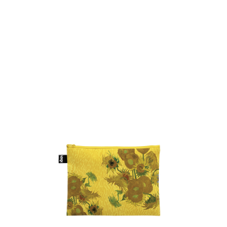 VINCENT VAN GOGH The Bedroom, Sunflowers, Almond Blossom Recycled Zip Pockets