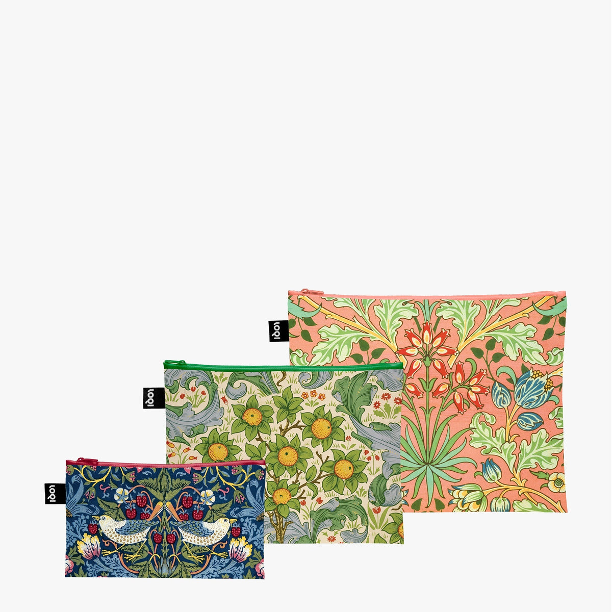 WILLIAM MORRIS Recycled Zip Pockets